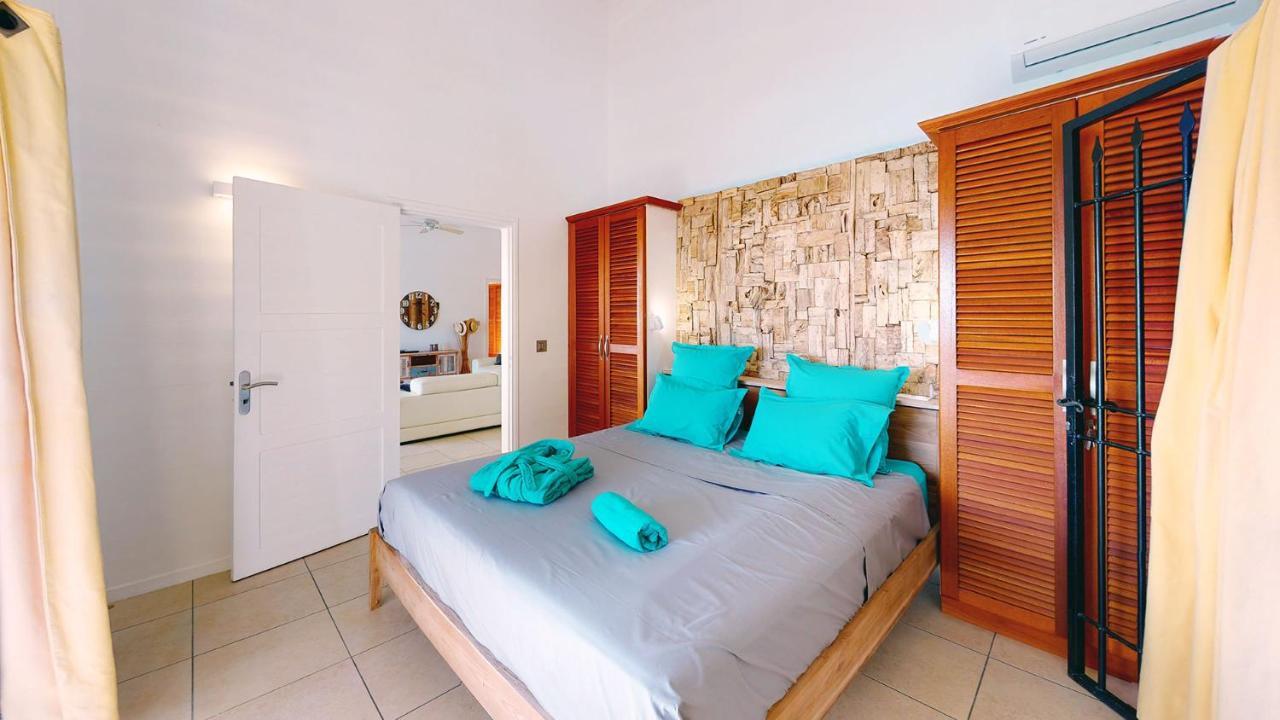 Villa Deluxe L'Hacienda Villa Vue Mer 180 Piscine Jacuzzi Proche Plage Marina Golf Pointe Des Chateaux Et Casino Jardin Clos Voyage Durable Saint-Francois  Buitenkant foto