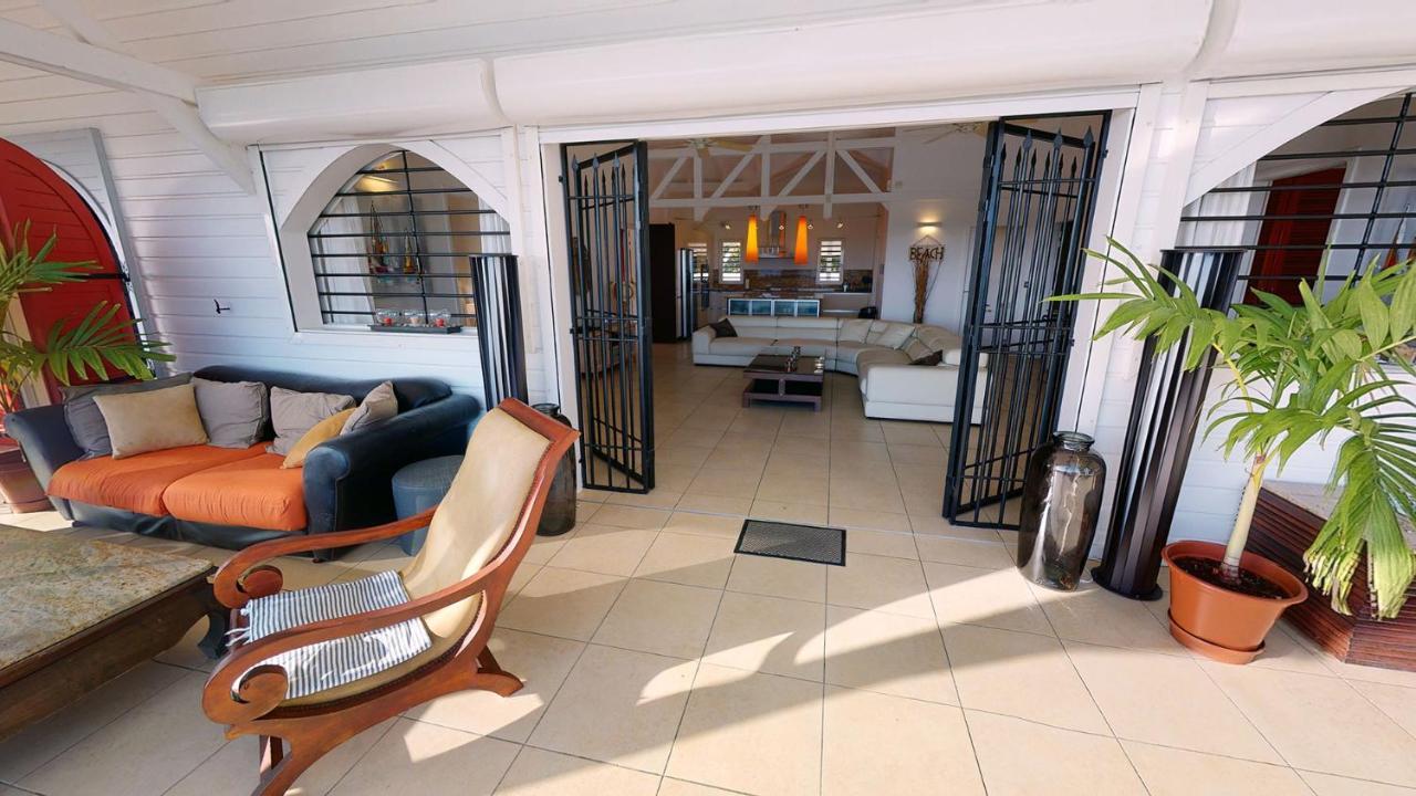 Villa Deluxe L'Hacienda Villa Vue Mer 180 Piscine Jacuzzi Proche Plage Marina Golf Pointe Des Chateaux Et Casino Jardin Clos Voyage Durable Saint-Francois  Buitenkant foto
