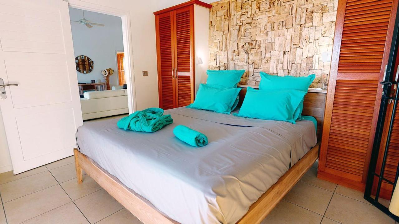 Villa Deluxe L'Hacienda Villa Vue Mer 180 Piscine Jacuzzi Proche Plage Marina Golf Pointe Des Chateaux Et Casino Jardin Clos Voyage Durable Saint-Francois  Buitenkant foto