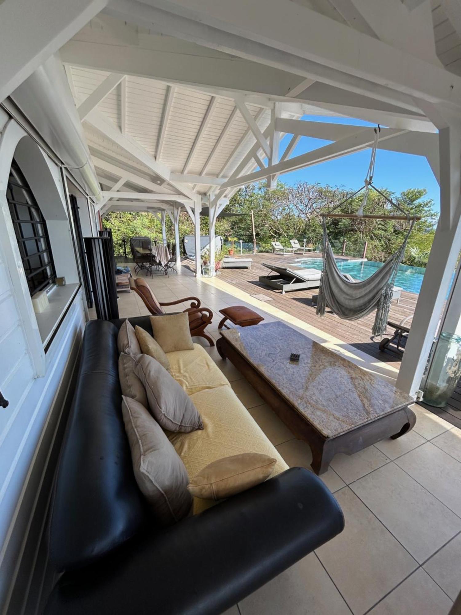 Villa Deluxe L'Hacienda Villa Vue Mer 180 Piscine Jacuzzi Proche Plage Marina Golf Pointe Des Chateaux Et Casino Jardin Clos Voyage Durable Saint-Francois  Buitenkant foto