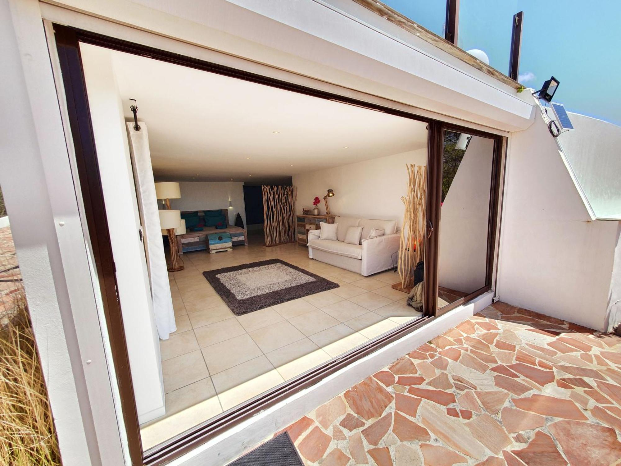 Villa Deluxe L'Hacienda Villa Vue Mer 180 Piscine Jacuzzi Proche Plage Marina Golf Pointe Des Chateaux Et Casino Jardin Clos Voyage Durable Saint-Francois  Kamer foto